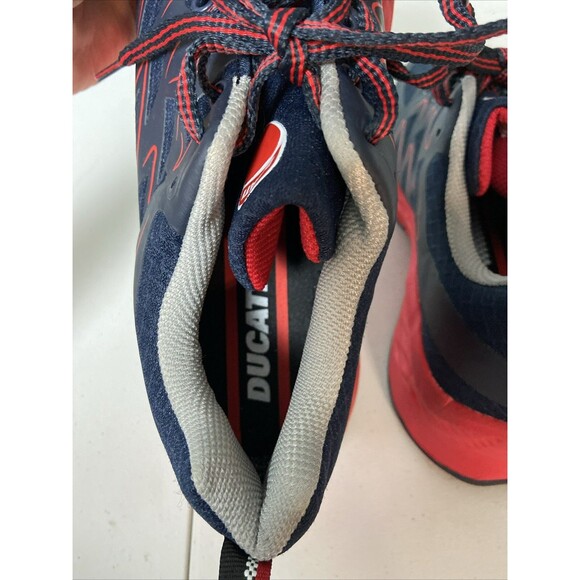 Ducati Racing Shoes Sneakers Men’s Size 8 EU 41 Black Red Motorsport Casual - Picture 5 of 7